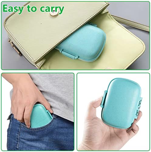 Travel Pill Container, Portable Small Cute Pill Case, 8 Compartment - Travel With Glen