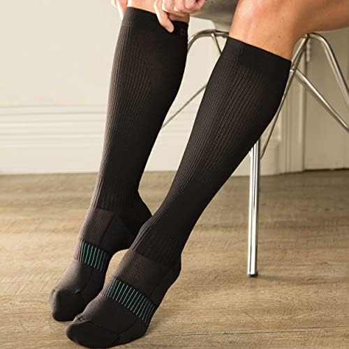 Copper Fit ICE Unisex Menthol Infused Compression Socks, Large/X-Large - Travel With Glen