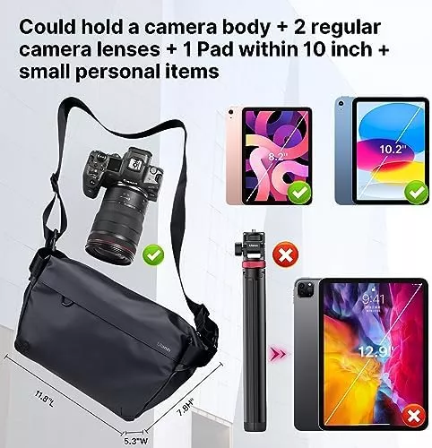 ULANZI Versatile Camera Shoulder Bag Photography Travel Messenger Bag Accessories - Travel With Glen
