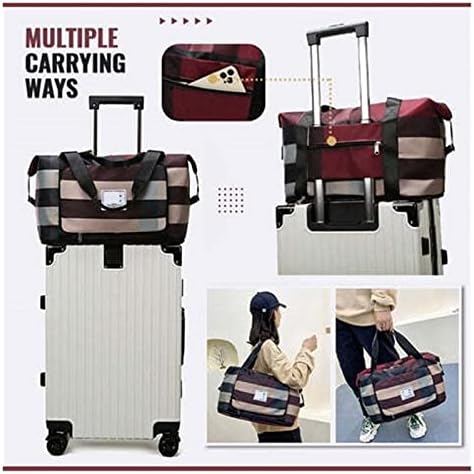 Mini Folding Bag Travel Bag Large-capacity Female Portable Hand Luggage - Travel With Glen
