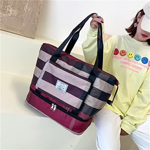 Mini Folding Bag Travel Bag Large-capacity Female Portable Hand Luggage - Travel With Glen