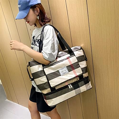 Mini Folding Bag Travel Bag Large-capacity Female Portable Hand Luggage - Travel With Glen