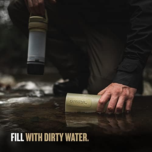 GRAYL UltraPress 16.9 oz Water Purifier & Filter Bottle for - Travel With Glen