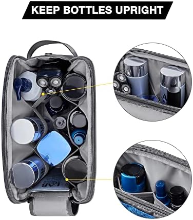 BAGSMART Toiletry Bag for Men, Large Travel Toiletry Organizer Dopp - Travel With Glen