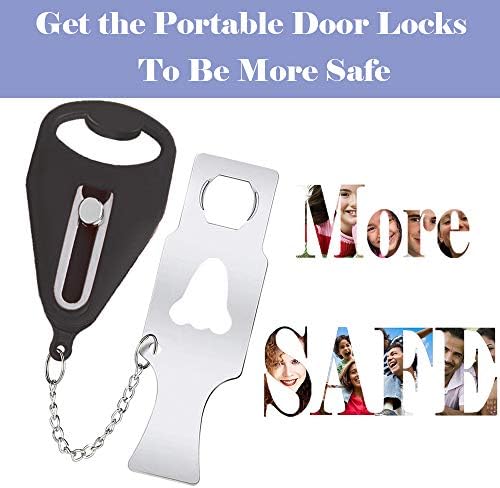 Portable Door Lock,Travel Lock, Add Extra Locks for Additional Safety - Travel With Glen