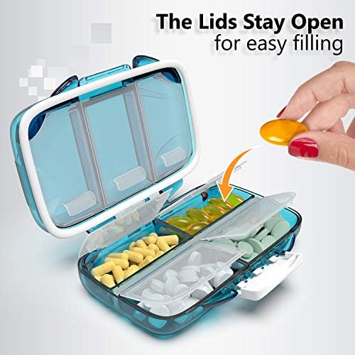 Travel Pill Container Box for Purse - Pill Organizer Small - Travel With Glen