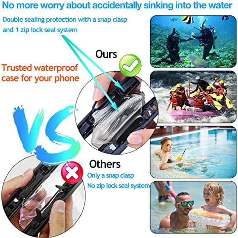 AiRunTech Large Universal Waterproof Case, Waterproof Phone Pouch Compatible with - Travel With Glen