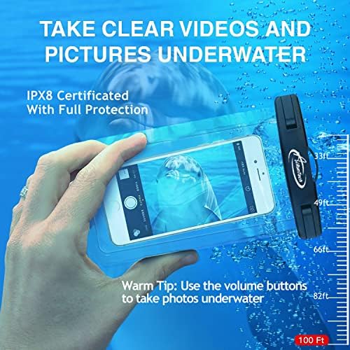 AiRunTech Large Universal Waterproof Case, Waterproof Phone Pouch Compatible with - Travel With Glen