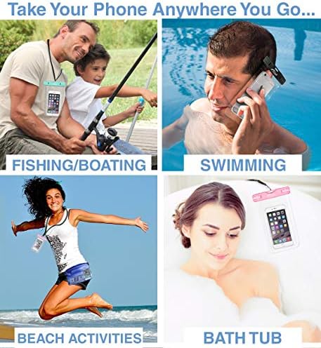 AiRunTech Large Universal Waterproof Case, Waterproof Phone Pouch Compatible with - Travel With Glen