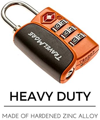 4 Pack Open Alert Indicator TSA Approved 3 Digit Luggage - Travel With Glen