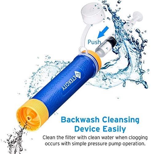 Etekcity Water Filter Straw Camping Water Purification Portable Water Filter - Travel With Glen