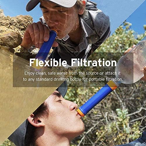 Etekcity Water Filter Straw Camping Water Purification Portable Water Filter - Travel With Glen