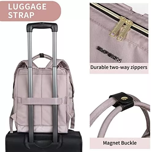 EMPSIGN Laptop Backpack for Women 15.6 Inch Travel Work Backpack, - Travel With Glen