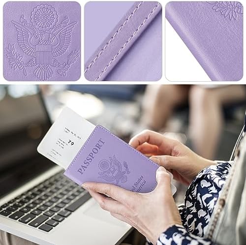 TIGARI Passport Holder Women, Travel Must Haves Passport and Vaccine - Travel With Glen