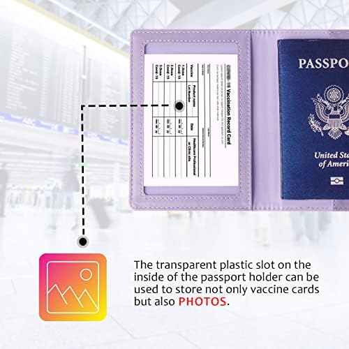 TIGARI Passport Holder Women, Travel Must Haves Passport and Vaccine - Travel With Glen