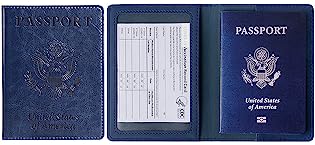 TIGARI Passport Holder Women, Travel Must Haves Passport and Vaccine - Travel With Glen