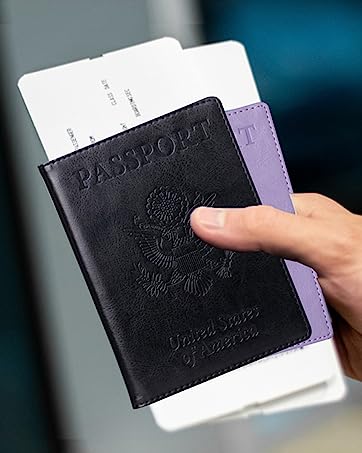 TIGARI Passport Holder Women, Travel Must Haves Passport and Vaccine - Travel With Glen
