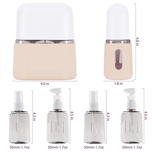 Travel Containers with Labels, TSA Approved, Reusable Cadence Travel Containers, - Travel With Glen