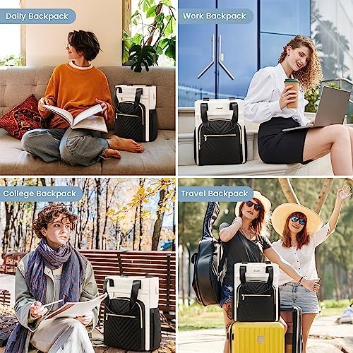 LOVEVOOK Laptop Backpack Purse for Women, Wide Top Open Teacher - Travel With Glen