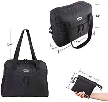GOX Travel Foldable tote Bag, Tear resistant Duffle Bag, Lightweight - Travel With Glen