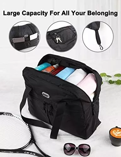 GOX Travel Foldable tote Bag, Tear resistant Duffle Bag, Lightweight - Travel With Glen