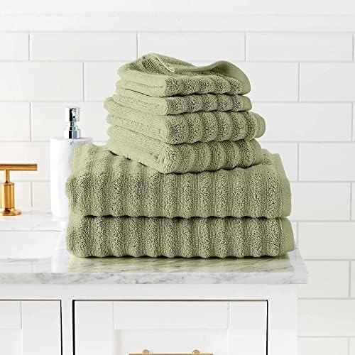 Amrapur Overseas Luxury Spa Collection | 6-Piece Ultra Soft Quick-Dry - Travel With Glen