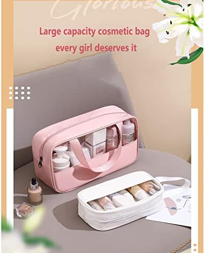 GOLIKEE 3 Pack Makeup Bag, Travel Cosmetic Bag with Handle - Travel With Glen