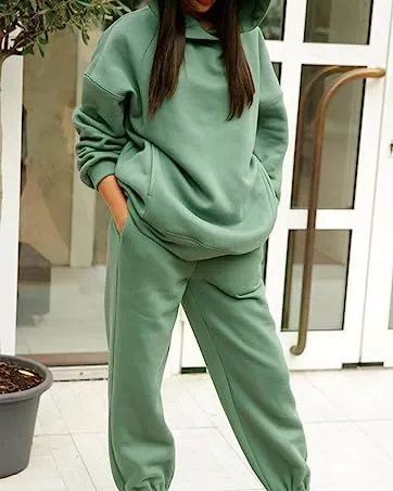 Fixmatti Women 2 Piece Knit Set Long Sleeve Pullover Sweater - Travel With Glen