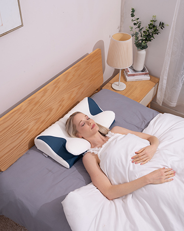 Neck Pillow Memory Foam Pillows for Sleeping, Contour Ergonomic Pillow - Travel With Glen