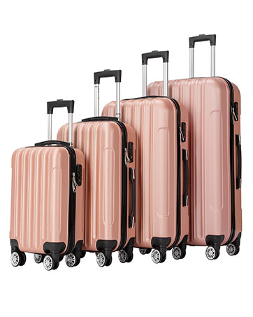 Karl home Luggage Set of 3 Hardside Carry on Suitcase - Travel With Glen