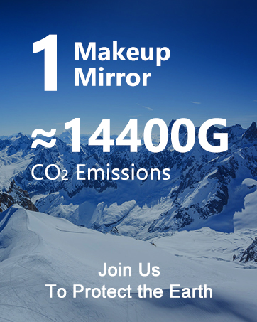 Rechargeable Travel Makeup Mirror with 10X Magnifying Mirror, Vanity Mirror - Travel With Glen