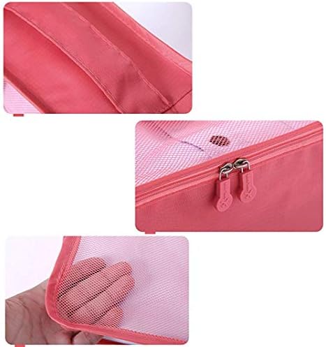 7Pcs Travel Bags Clothes Packing Cube Luggage Organizer with Shoes - Travel With Glen