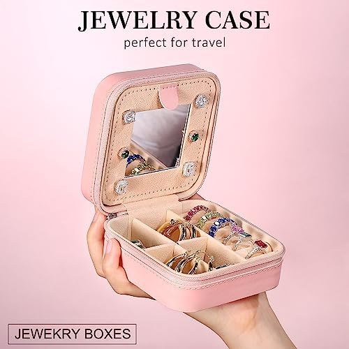Parima Travel Jewelry Case Small Jewelry Organizer Mini Jewelry Box, - Travel With Glen