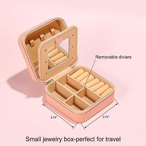 Parima Travel Jewelry Case Small Jewelry Organizer Mini Jewelry Box, - Travel With Glen