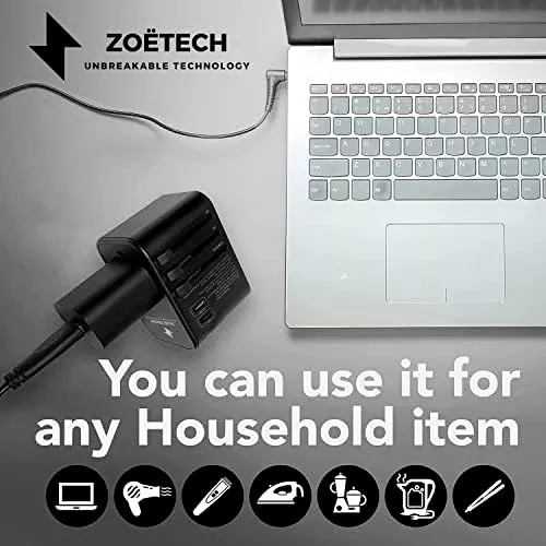 ZOËTECH 35.5W Quick Charge 3 Fast USB, ELECTRIC, 2 PD - Travel With Glen