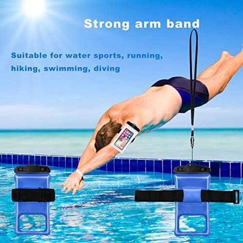 PSHYX Universal 100 Feet Waterproof Phone Pouch Floating Case with - Travel With Glen