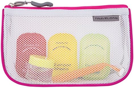 Travelon Set of 3 Assorted Piped Pouches, Brights, One Size - Travel With Glen