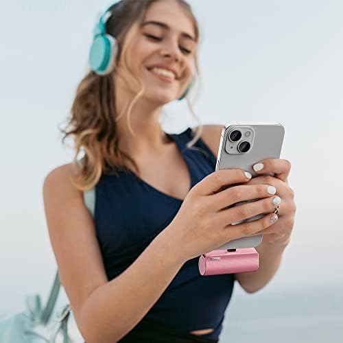 iWALK Mini Portable Charger for iPhone with Built in Cable, - Travel With Glen