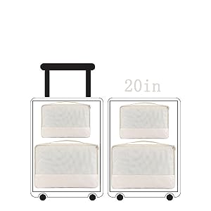 Packing Cubes for Travel Accessories Luggage Organizer Bag Set Clothes - Travel With Glen