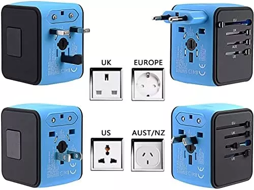 International Travel Adapter Universal Power Adapter Worldwide All in One - Travel With Glen