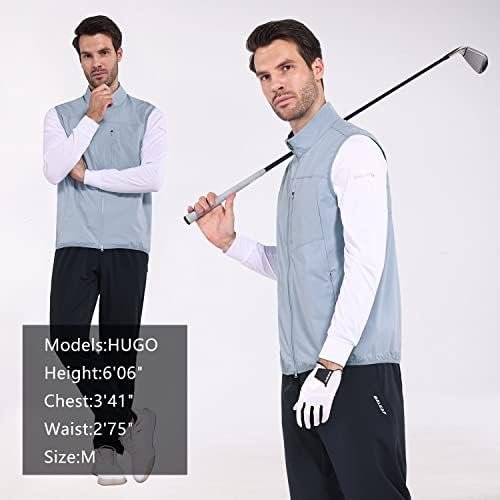 BALEAF Men's Golf Vest Lightweight Sleeveless Running Stretch Breathable Running - Travel With Glen