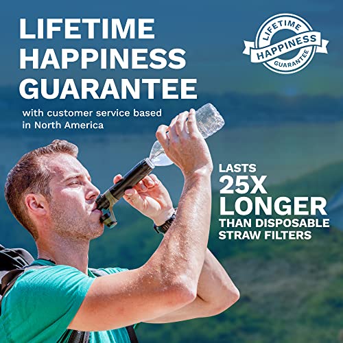 Survivor Filter Personal Water Purifier Survival Straw - Lightweight and - Travel With Glen