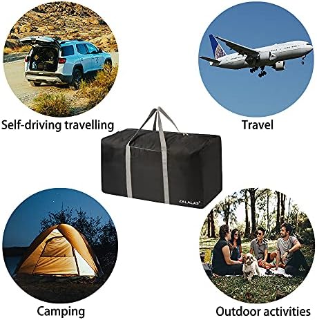 ZALALAS Travel Duffle Bag,96L Extra Large Duffel Bag Lightweight,Waterproof Duffel Bag for Men Women,Black - Travel With Glen