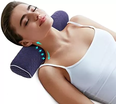 SoftSense Cervical Neck Pillow for Sleeping, Memory Foam Pillow Neck - Travel With Glen Neck pillow