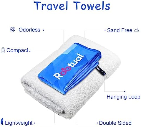 REETUAL Quick Dry Beach Towel, Sandproof Beach Blanket. 70 x - Travel With Glen