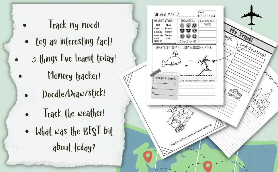 Travel Journal For Kids: And So The Adventure Begins - - Travel With Glen