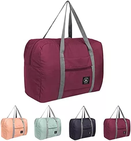 Large Capacity Foldable Fashion Travel Bag for Women Men, Lightweight - Travel With Glen Foldable travel bag