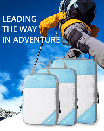 NICOSHOW Compression Packing Cubes for Suitcases, 6 Set Packing Cubes - Travel With Glen