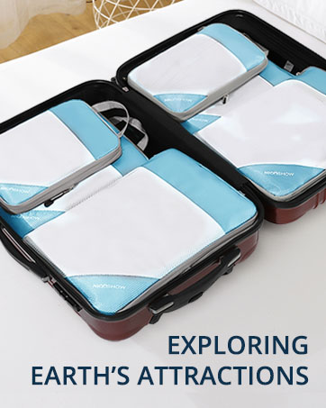 NICOSHOW Compression Packing Cubes for Suitcases, 6 Set Packing Cubes - Travel With Glen