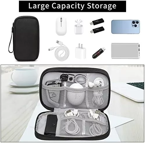 XQXA Electronic Organizer, Travel Cable Organizer Bag Pouch Electronic Accessories - Travel With Glen